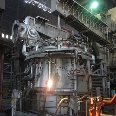 calidad  10T Electric Arc Furnace with Smelting Temperature Control High Heat Efficiency and Impurity Removal for Steel Production fábrica