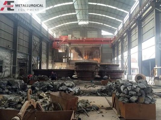 Horno de fundición de alumina fundida marrón 10000KVA Horno de corindón 380V