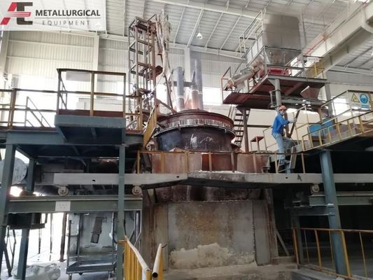 Horno de fundición de alumina fundida marrón 10000KVA Horno de corindón 380V