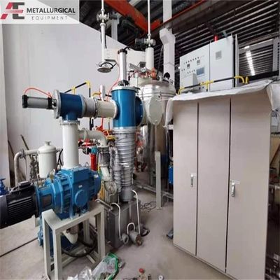 Horno de fusión por inducción en vacío vertical para acero platino hierro Gr Cooper oro
