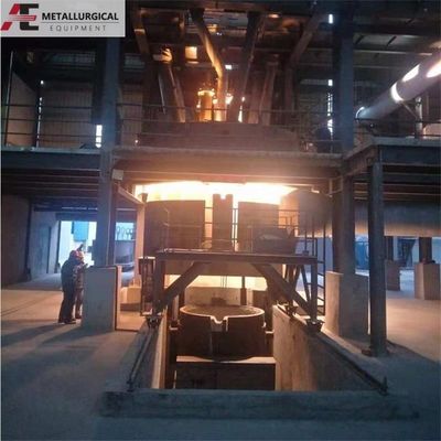 Horno de refinación de metales de aleación de ferro de 60T para la producción de ferrocromo