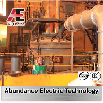 Horno de arco eléctrico EAF para la siderurgia y la fundición continua de gran capacidad