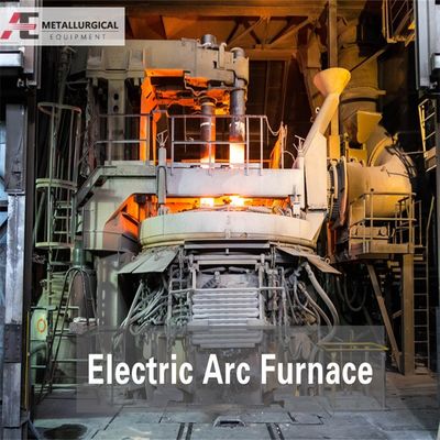 Horno de arco eléctrico EAF para la fundición de acero 10T-150T Fabricado en una planta de fabricación