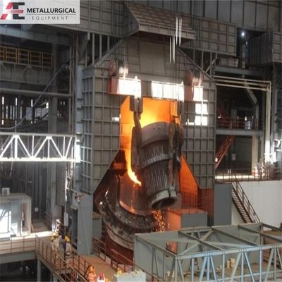 Diseño de seguridad Descarburizador de oxígeno de argón Horno AOD 3T-120T Horno de refinación con cuchara