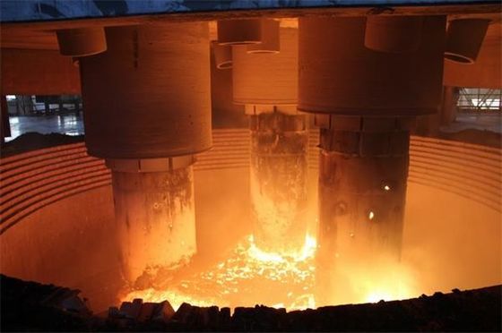Fuego de fundición industrial de silicio metálico Fuego de fundición de silicio metálico de alta potencia 12500KVA-33000KVA