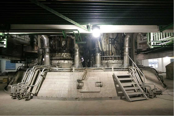 Fuego de fundición industrial de silicio metálico Fuego de fundición de silicio metálico de alta potencia 12500KVA-33000KVA