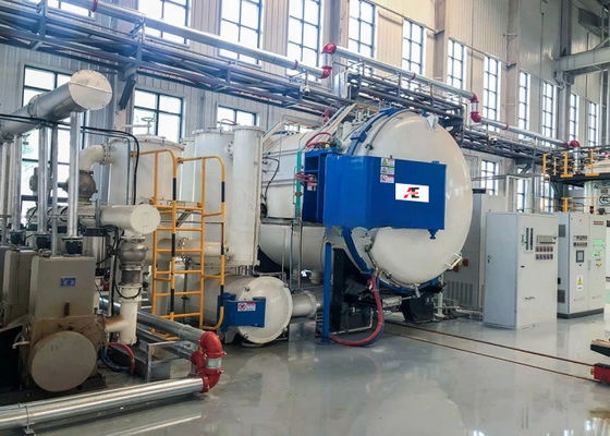 Fuego de deposición de vapor a vacío 2200C para revestimiento pirolítico de carbono de dispositivos semiconductores