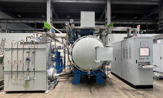 Horno de sinterización de alto vacío con vacío de 10-3Pa y rango de temperatura de 1800°C a 2500°C para tratamiento térmico