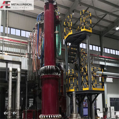 Diseño conductor coaxial Fuego de reflujo de arco acuoso VAR / RVAR Nuevo sistema de enfriamiento de helio para crisol